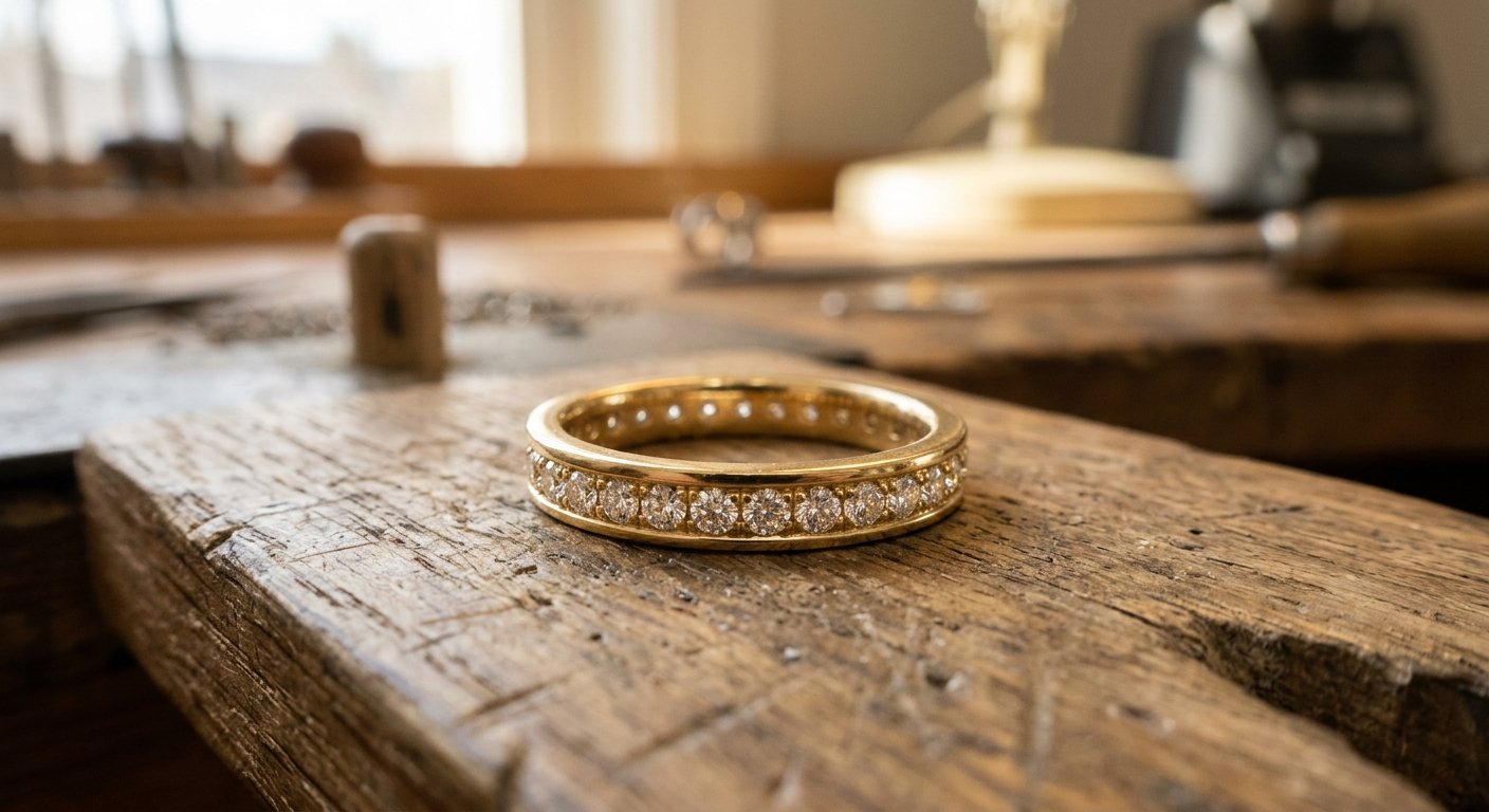 anillos de compromiso panama pave banda oro diamantes